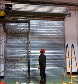 防火卷簾門安裝圖